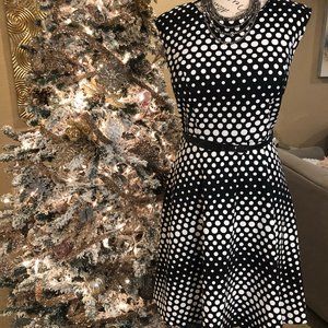 Alyx polka dot flare dress